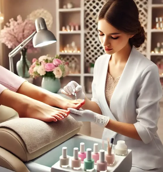 Άγγιγμα αγάπης στα πόδια σου